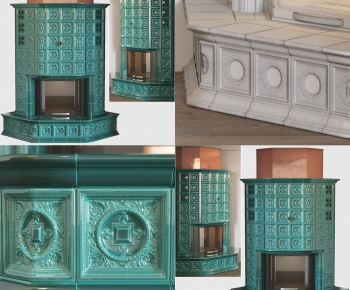 European Style Fireplace-ID:155613158