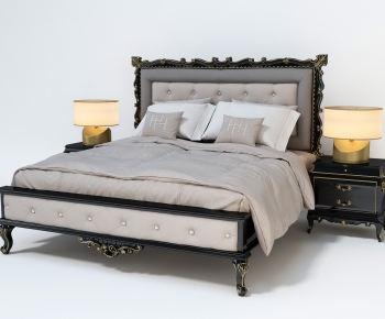 European Style Double Bed-ID:816322698