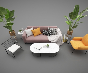Nordic Style Sofa Combination-ID:947404999