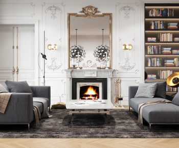 European Style Sofa Combination-ID:390767342