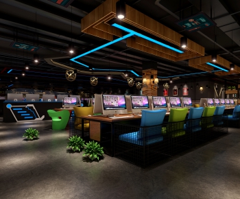 Industrial Style Internet Cafe-ID:162931944