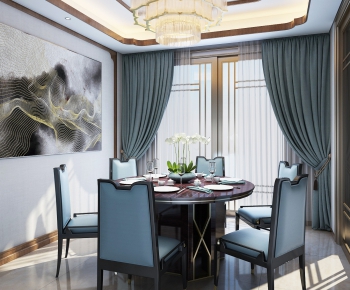 New Chinese Style Dining Room-ID:636331464