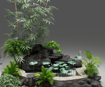 New Chinese Style Garden-ID:444423639
