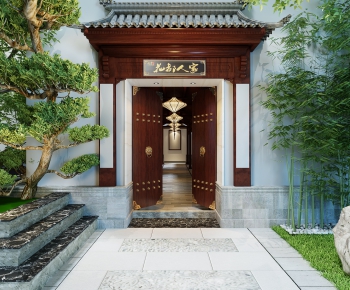Chinese Style Facade Element-ID:709308951