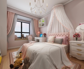 American Style Girl's Room Daughter's Room-ID:631219317