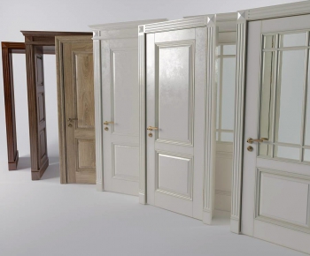 European Style Solid Wood Door-ID:977885411