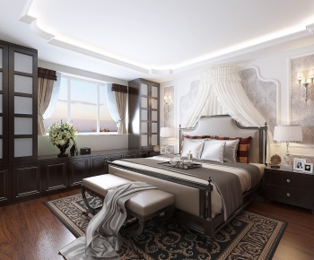 American Style Bedroom-ID:969702343