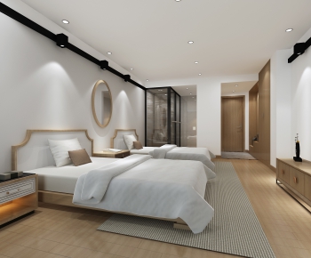 New Chinese Style Bedroom-ID:353552389