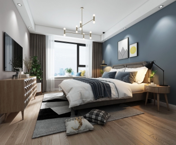 Nordic Style Bedroom-ID:407635446