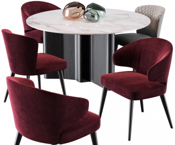 Modern Dining Table And Chairs-ID:981716892