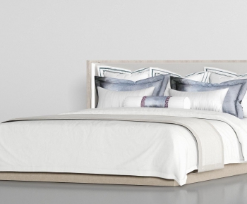 Modern Double Bed-ID:400625547