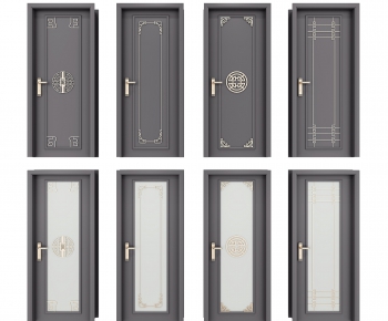 New Chinese Style Door-ID:129889932