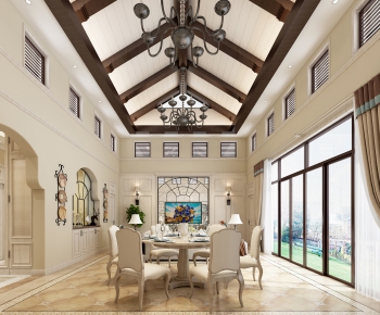 American Style Dining Room-ID:433064126