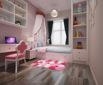 Simple European Style Girl's Room Daughter's Room-ID:983715354