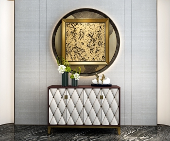 New Chinese Style Side Cabinet/Entrance Cabinet-ID:333257179