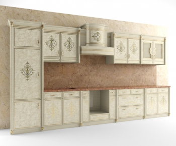 European Style Kitchen Cabinet-ID:446891282