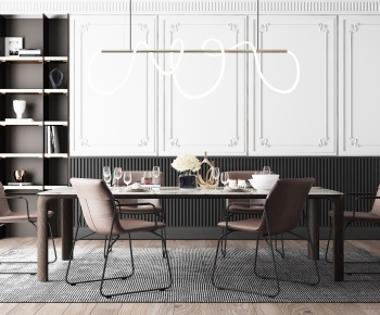 Modern Dining Table And Chairs-ID:253070167