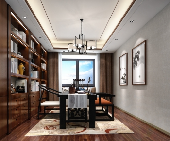 New Chinese Style Study Space-ID:600608761
