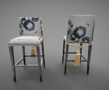 New Chinese Style Bar Chair-ID:552585723