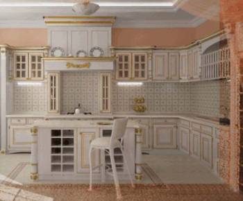 European Style Kitchen Cabinet-ID:721911521