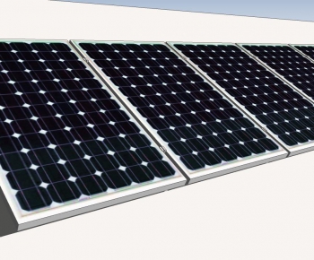 现代太阳能电池板-ID:778209438