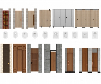 Modern Solid Wood Door-ID:769645117