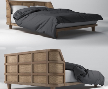 Modern Double Bed-ID:182926556