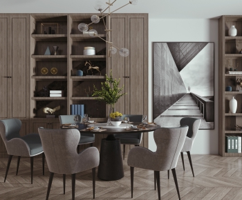 Modern Dining Table And Chairs-ID:804337958