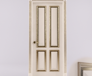 European Style Solid Wood Door-ID:492139391