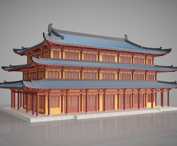 Chinese Style Ancient Architectural Buildings-ID:270833697
