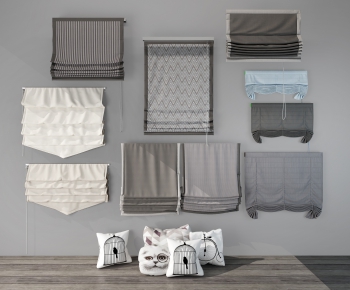 Modern Folding Curtain-ID:333019644