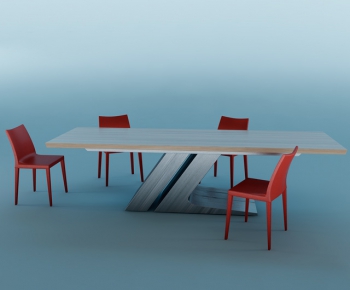 Modern Dining Table And Chairs-ID:695226654