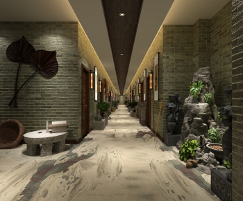 New Chinese Style Corridor-ID:893144175