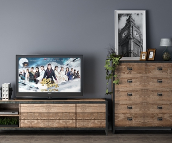 Industrial Style TV Cabinet-ID:113871482