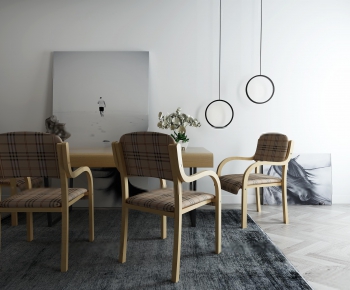 Nordic Style Dining Table And Chairs-ID:164260282