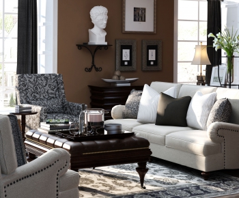 American Style Sofa Combination-ID:194469563