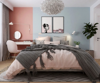 Nordic Style Bedroom-ID:258017128