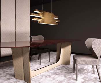 Modern Dining Table And Chairs-ID:119278538