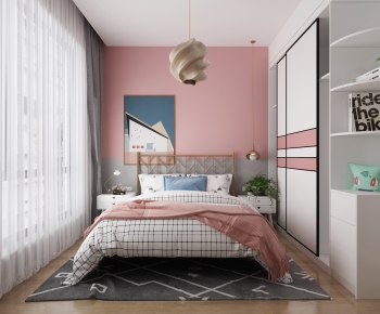 Nordic Style Girl's Room Daughter's Room-ID:444177637