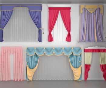 New Chinese Style The Curtain-ID:642287849