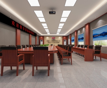 New Chinese Style Meeting Room-ID:598112167