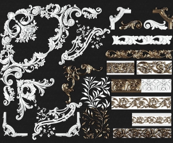 Simple European Style Carving-ID:616776419