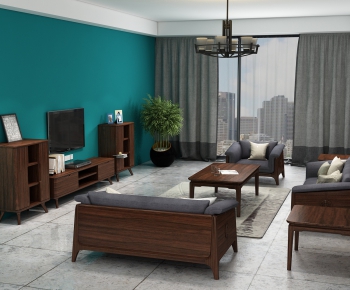 Modern A Living Room-ID:360899112