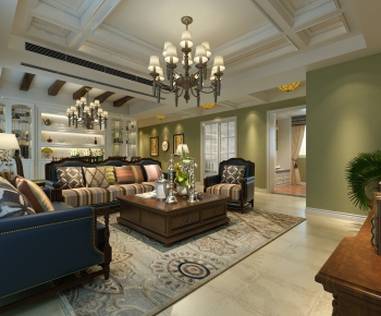American Style A Living Room-ID:472629967