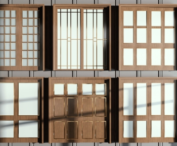 New Chinese Style Door-ID:594369112