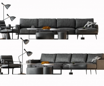 Simple European Style Sofa Combination-ID:238458226