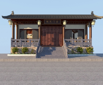 Chinese Style Facade Element-ID:433821642
