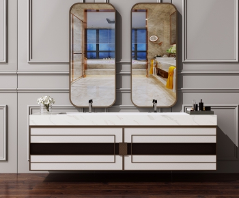 New Chinese Style Bathroom Cabinet-ID:748748327