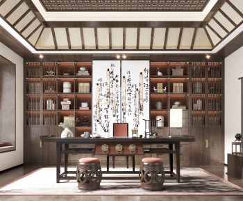 New Chinese Style Study Space-ID:239163182