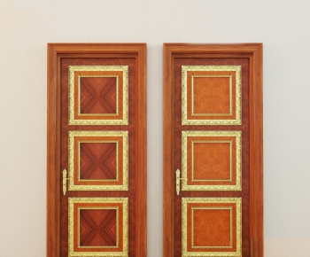 European Style Solid Wood Door-ID:165834778